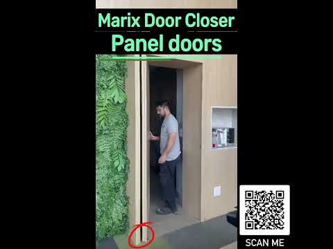 Mimetic Panel door w Marix door closer #pivot #doorcloser #shorts #mimetismo