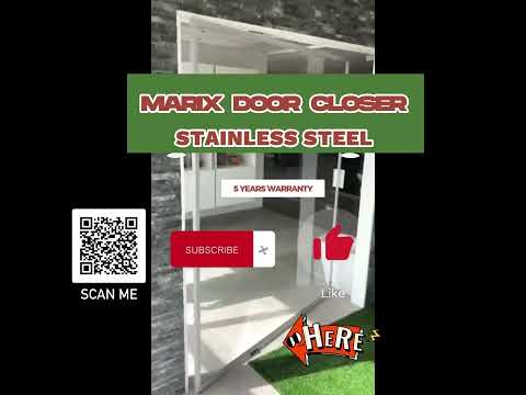 Astonishing 360 degrees rotating door w Marix door closer #shorts #doorcloser #stainlesssteel #pivot